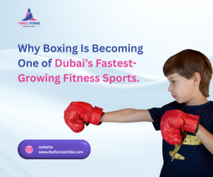 Boxing class in Dubai with participants practicing punches and drills