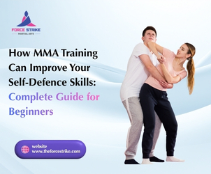 Mixed martial arts training in Dubai with grappling and striking session